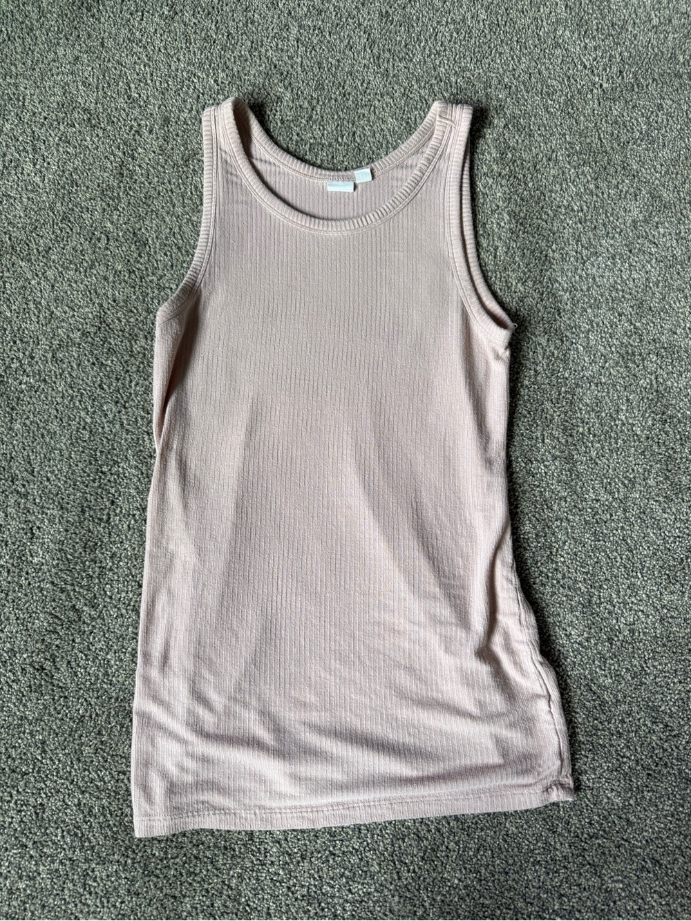 Gap Women’s Ribbed Tank Small Muted Pink